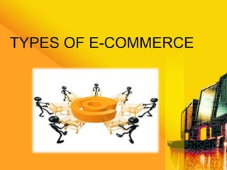 TYPES OF E-COMMERCE

 