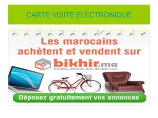 CARTE VISITE ELECTRONIQUE

 