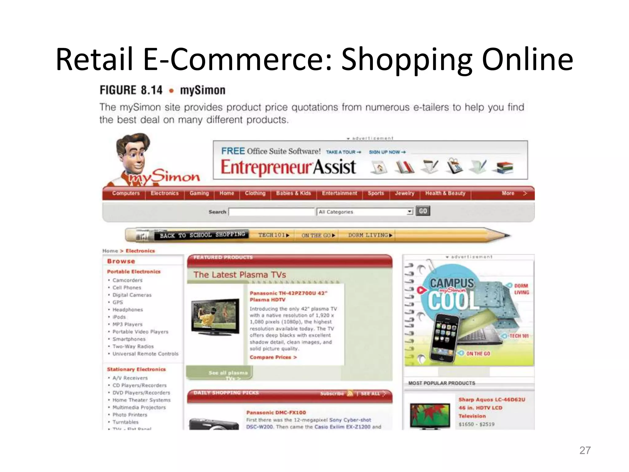 Retail E-Commerce: Shopping Online
27
 