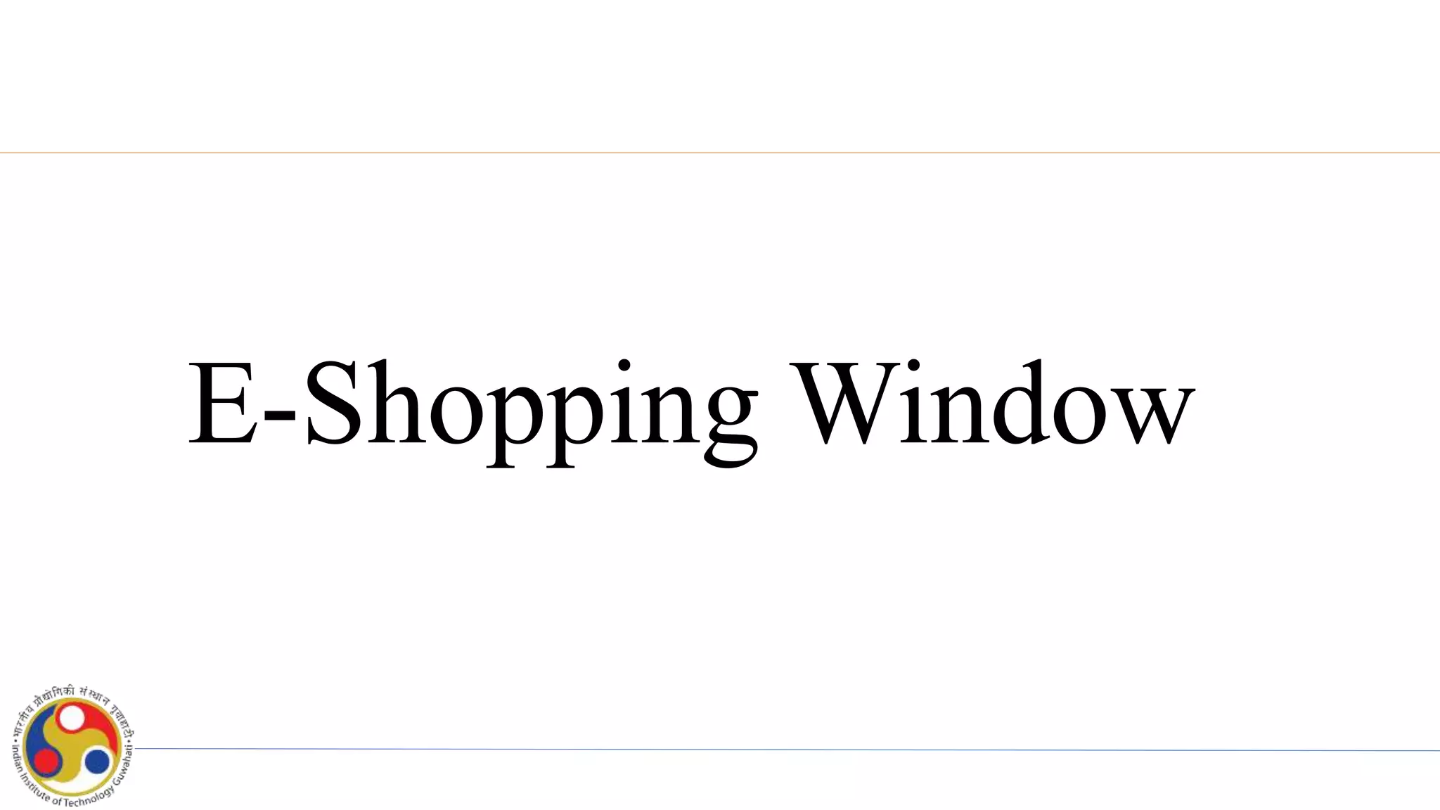 E-Shopping Window
 
