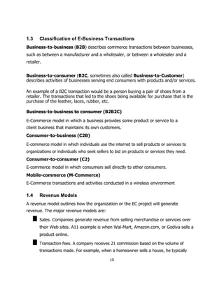 E commerce complete notes | PDF
