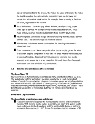 E commerce complete notes | PDF