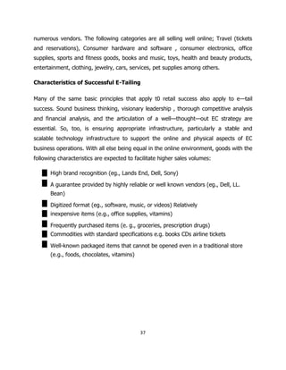E commerce complete notes | PDF