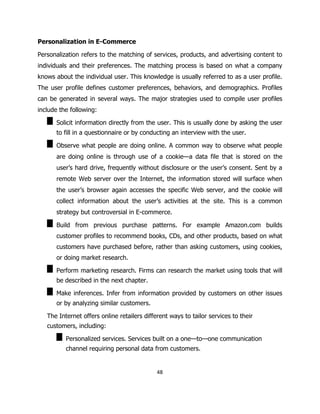 E commerce complete notes | PDF