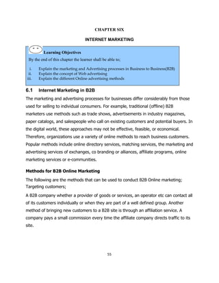 E commerce complete notes | PDF