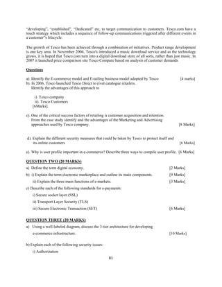 E commerce complete notes | PDF