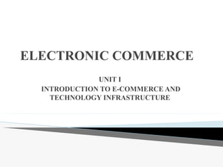 Electronic Commerce Basic concept and Security | PPTX