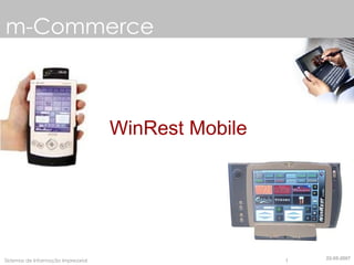 m-Commerce WinRest Mobile 22-05-2007 