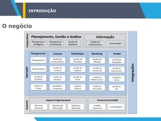 INTRODUÇÃO
O negócio
 
