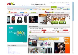 h:p://www.ebay.ph	
  
 