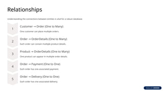 Comprehensive Guide to Database Design and Best Practices | PPTX