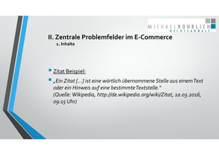 Rechtssicherer Online-Shop