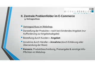 Rechtssicherer Online-Shop