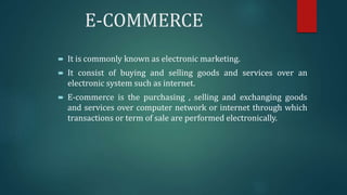 E commerce ppt | PPTX