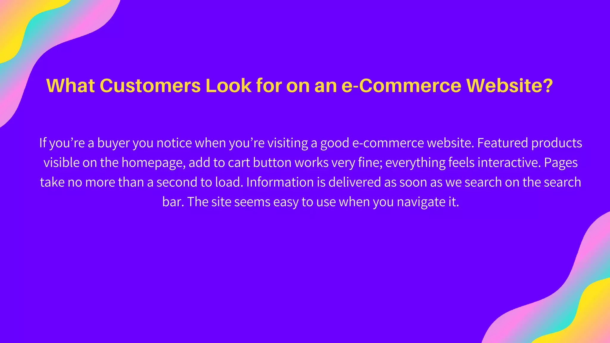 E-commerce Application Testing