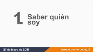Saber quién
soy
 