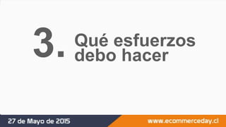 Qué esfuerzos
debo hacer
 