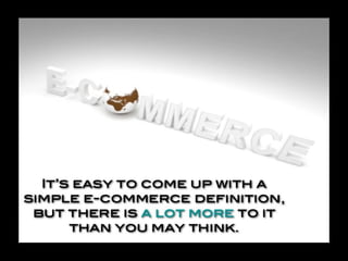 E-commerce Definition