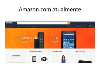 Amazon.com atualmente
 