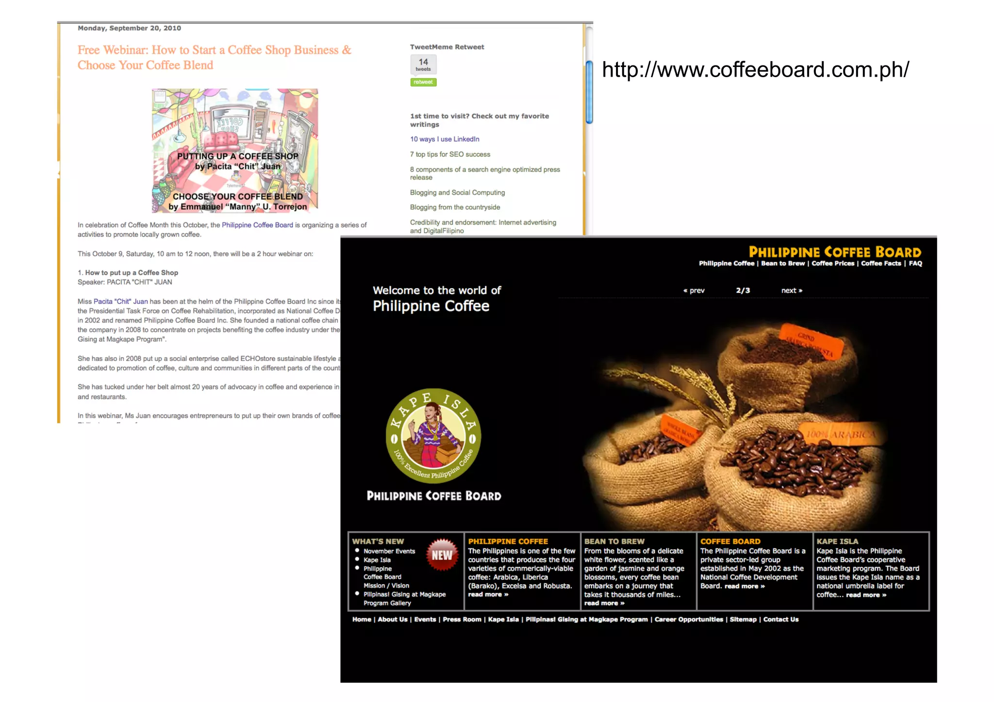 http://www.coffeeboard.com.ph/
 