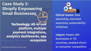 E-commerce Explained: Tech, Ethics & Case Studies (Amazon, Shopify, Social Commerce)