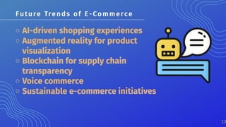 E-commerce Explained: Tech, Ethics & Case Studies (Amazon, Shopify, Social Commerce)