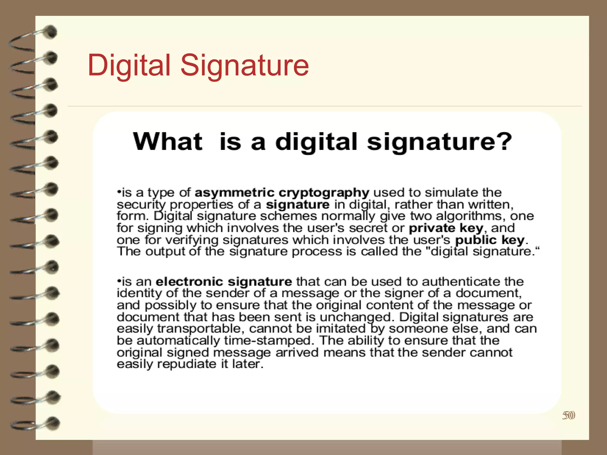 5050
Digital Signature
 