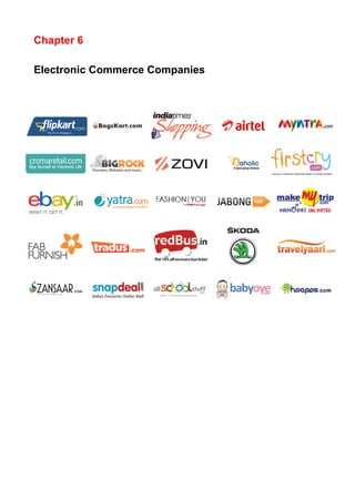 Chapter 6 
Electronic Commerce Companies 
 
