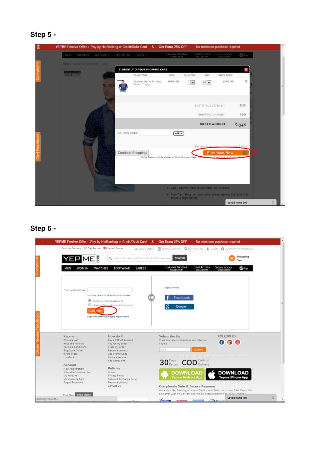 E commerce project