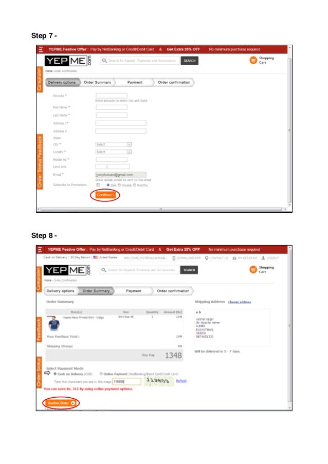 E commerce project