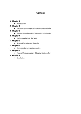 Shumbam E commerce Project | PDF