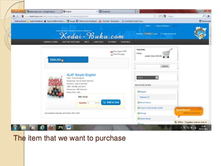 E Commerce Online Purchasing