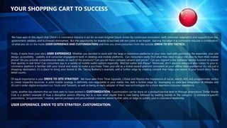54
YOUR SHOPPING CART TO SUCCESS
We have seen in this report that China’s e-commerce industry is set for an even brighter future driven by continuous innovation, swift consumer adaptation and support from the
government, retailers, and businesses themselves. But the opportunity for brands to succeed will not come in an instant. Gaining the edge in e-commerce requires a combination
of what you do on the inside (USER EXPERIENCE AND CUSTOMIZATION) and how you drive consumers from the outside (DRIVE TO SITE TACTICS).
Firstly, it starts from your site’s USER EXPERIENCE. Whether you decided to work with the large e-commerce platforms or your own, start with optimizing the essentials- your site
design, accessibility, usability and consumer engagement both in desktop and mobile platforms. Can consumers easily find what they need in your site directly from their mobile
phone? Do you provide comprehensive details on each of the products? Can you let them compare variants and prices? Can you implant a live customer service function to answer
their queries in real-time? Can consumers pay in a variety of mobile wallet options especially WeChat wallet and Alipay? Moreover, don’t assume everyone who comes to your e-
commerce platform is familiar with your brand and ready to make a purchase. Treat your site as a brand owned platform consistent to your offline retail experience: it’s not just a
shopping destination, it’s a place to bring your brand to life. Taking Burberry’s example, add a further edge by creating content that helps you weave in your brand story. Every
detail counts.
Of equal importance is your DRIVE TO SITE STRATEGY. We have seen from Three Squirrels, L'Oréal and Rejoice the importance of social, search, KOL and programmatic tactics
to create impactful launches. A solid mobile strategy is definitely non-negotiable in your media mix. Add a further edge by leveraging on data and integration of Alibaba and
JD.com’s wider digital ecosystem (i.e. Youtu and Tencent), as well as being an early adopter of their new technologies for a more seamless consumer experience.
Lastly, another key element that we have seen to have worked is CUSTOMIZATION. Customization can be done on a product/service level or through promotions. Dollar Shaver
Club is a perfect example of how a disruptive service offering led to a new retail model that is now being followed by leading brands in the category. E-commerce-specific
promotions, “programmatic” creative, special packages and personalized customer advise further adds an edge to solidify your e-commerce leadership.
USER EXPERIENCE. DRIVE TO SITE STRATEGY. CUSTOMIZATION.
 