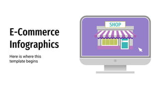 E-Commerce
Infographics
Here is where this
template begins
SHOP
 