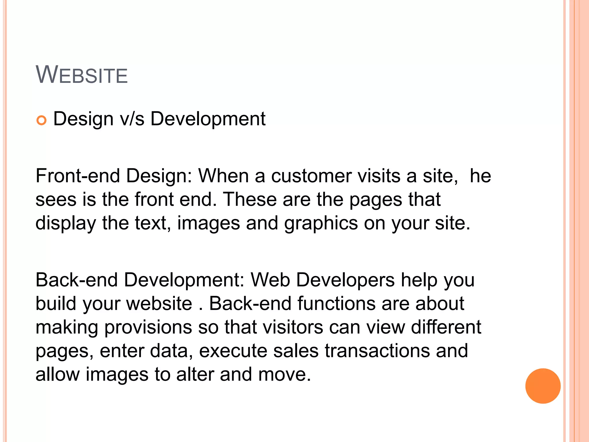 E commerce infrastructure | PPTX