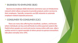 E-Commerce in India & it's emergence around the world | PPTX