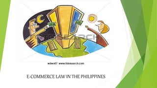 E-COMMERCE LAW IN THE PHILIPPINES 
 