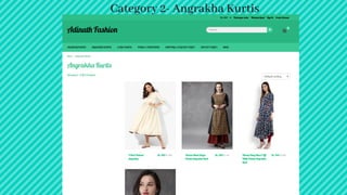 Category 2- Angrakha Kurtis
 
