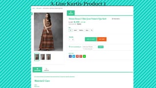A-Line Kurtis-Product 1
 