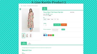 A-Line Kurtis-Product 2
 