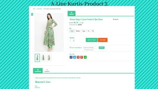 A-Line Kurtis-Product 3
 