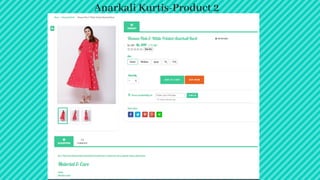 Anarkali Kurtis-Product 2
 