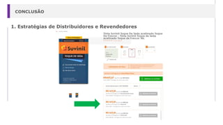 CONCLUSÃO
1. Estratégias de Distribuidores e Revendedores
 