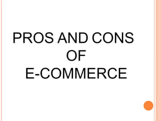 E commerce ppt