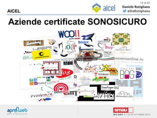 Aziende certificate SONOSICURO
AICEL
14 di 42
 