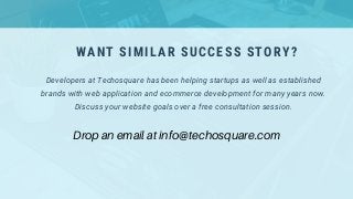 Web Application Development Case Study - Techosquare Success Story PDF