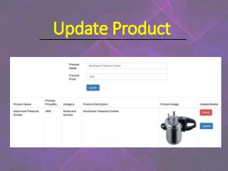 Update Product
 