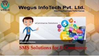 SMS Solutions for E-Commerce
 