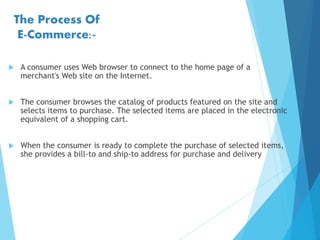 E commerce ppt | PPTX