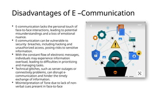 E-Communications slides Computer Applications T | PPTX